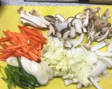 きのこと鶏ムネ肉の和風あんかけ絹ごし豆腐作り方4写真
