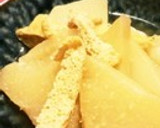 カブと油揚げの煮物作り方9写真