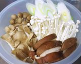タップリきのこ と豚バラ肉のシンプル鍋作り方1写真