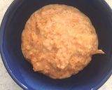 温泉卵&キムチ豆乳のオートミールリゾット作り方5写真