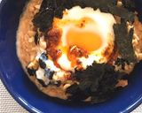 温泉卵&キムチ豆乳のオートミールリゾット作り方6写真