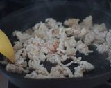 菜の花と鶏ひきのガパオライス作り方2写真