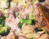 鶏もも肉と白菜のチーズクリーム煮♪作り方12写真