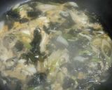 生ワカメ丼♪ワカメを卵でとじて丼に！作り方5写真