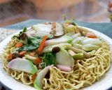 キノコあんかけ焼きそば作り方5写真