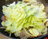 豚タンキャベツカレー炒め。作り方4写真