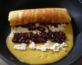 クリームチーズとあんこの薄焼ロール作り方4写真
