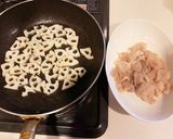 レンコンと豚バラのお手軽炒め作り方1写真