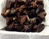 お酒が進むつまみ!せんじ肉・せんじがら作り方4写真