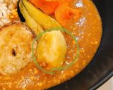 余った鶏そぼろリメイクで彩り野菜のカレー作り方10写真