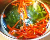 茎わかめスープ♪作り方5写真