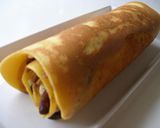 クリームチーズとあんこの薄焼ロール作り方5写真
