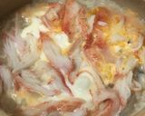 カニ玉風●カニかまぼこ&玉子の雑炊作り方3写真