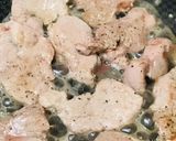 豚ヘレ肉一口ステーキ●塩バタレモンソース作り方2写真