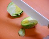 簡単！白ウィンナーと芽キャベツのスープ作り方1写真
