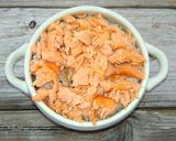 簡単トースター任せ、ほぐし塩鮭丼作り方3写真