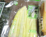 細竹の煮物にアオサを浮かべて作り方1写真