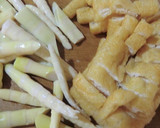 細竹の煮物にアオサを浮かべて作り方2写真