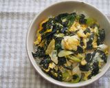 生ワカメ丼♪ワカメを卵でとじて丼に！作り方6写真