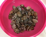 旨味たっぷり♬あさりとキャベツの酒蒸し作り方1写真