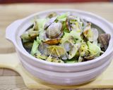 旨味たっぷり♬あさりとキャベツの酒蒸し作り方4写真