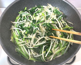 すっぱ旨い＊ほうれん草ともやしの中華炒め作り方8写真