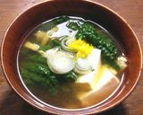 豆腐、カーボロネロの甘いお味噌汁作り方5写真