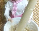 リカちゃん♡キャベツえのき白だし胡麻和え作り方5写真