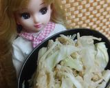 リカちゃん♡キャベツえのき白だし胡麻和え作り方15写真