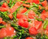 菜の花とトマトのパスタ~塩味~作り方3写真