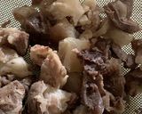 ちょっと歯応えの残る牛すじの煮込み作り方1写真