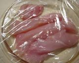 レンジでふっくら蒸し鶏バンバンジー作り方1写真