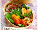 赤ウインナーのマヨネーズ 炒め作り方6写真