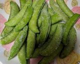 スナップえんどうのマーガリン醤油炒作り方6写真