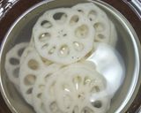 れんこんサンド(サーモン、大葉を使って)作り方1写真