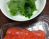 れんこんサンド(サーモン、大葉を使って)作り方4写真