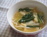 もやしと小松菜の味噌汁♪作り方5写真