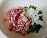 豚コマとはんぺんの大葉焼き作り方1写真