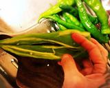 万願寺とうがらしの春巻き(土佐甘とう)作り方1写真