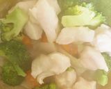 全てレンジ胸肉根菜のからし味噌味蒸し煮作り方13写真
