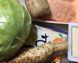 お好み焼き　ダイエット作り方1写真