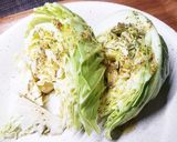 簡単！蒸しキャベツのコーンビーフ添え♪作り方1写真