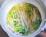 春雨とレタスの生姜スープ作り方6写真