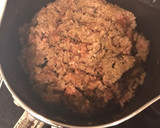 三色丼のそぼろ作り方2写真