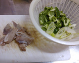 いかとピーマンのマヨ炒め作り方1写真