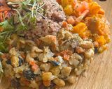 ミックスビーンズグリーンキーマカレー作り方5写真