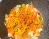 酵素玄米とトマトのお野菜スパイスカレー作り方2写真