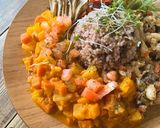 酵素玄米とトマトのお野菜スパイスカレー作り方3写真