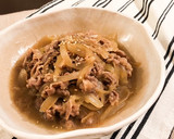牛丼にも♪とろっと柔らか牛玉煮☆作り方6写真