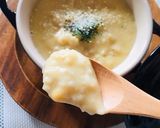 温泉卵&キムチ豆乳のオートミールリゾット作り方8写真